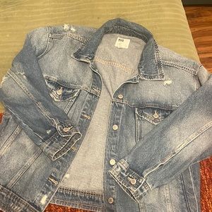 Distressed Demin Jacket